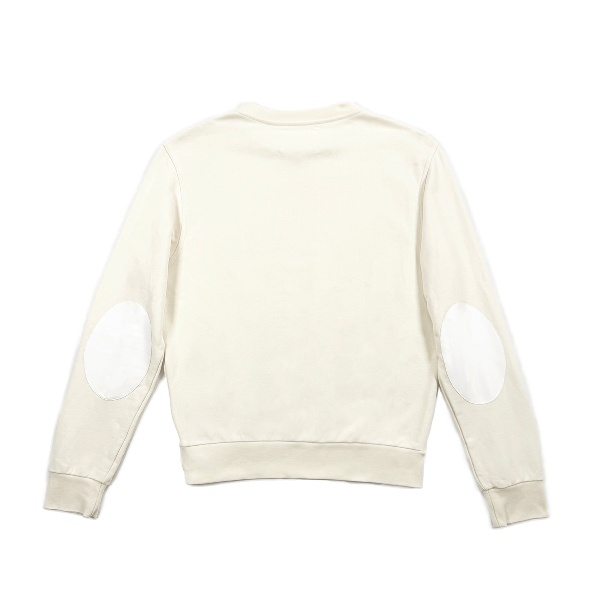 Elbow Patch Sweatshirt - Cream