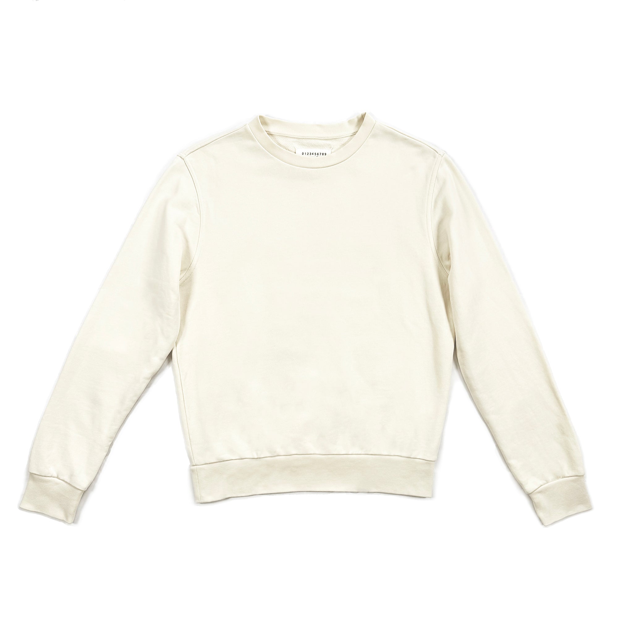 Elbow Patch Sweatshirt - Cream