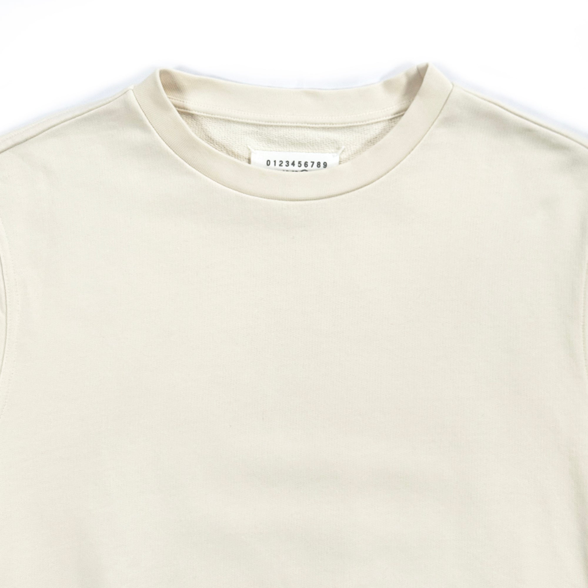 Elbow Patch Sweatshirt - Cream