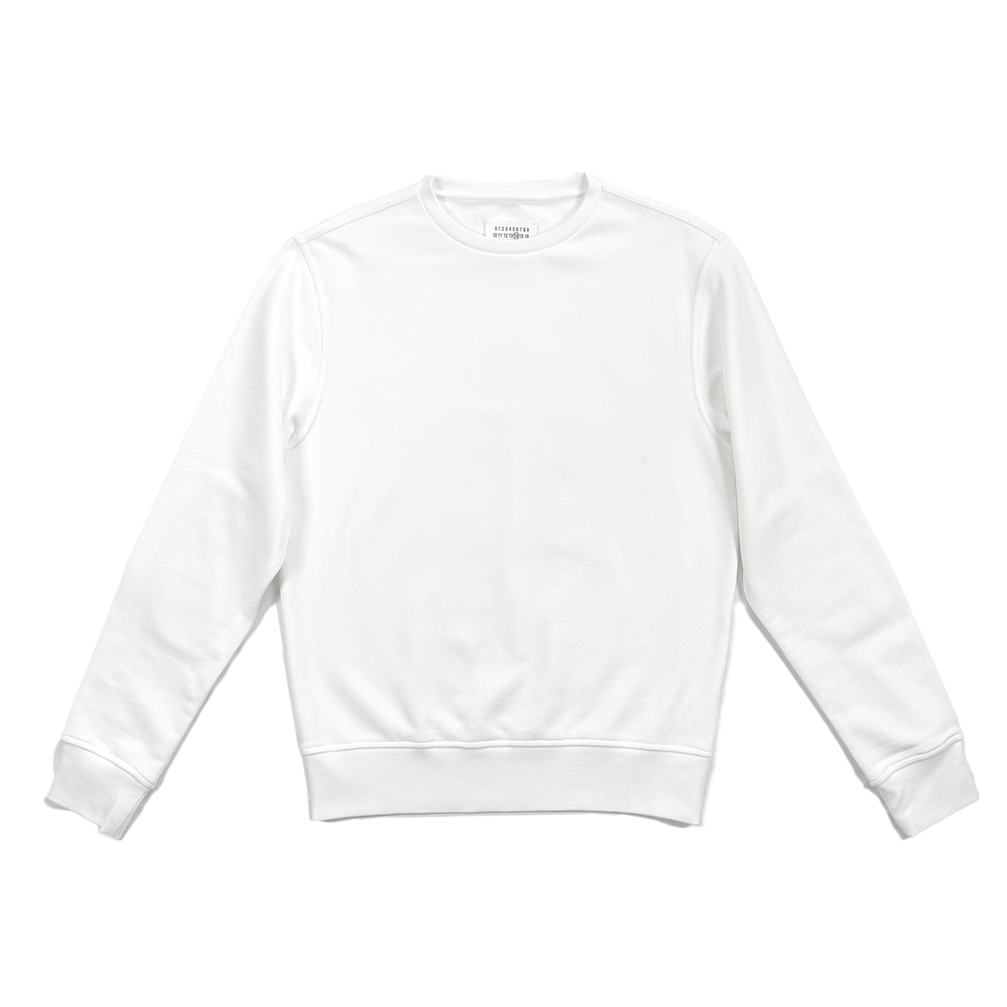Elbow Patch Sweatshirt - White