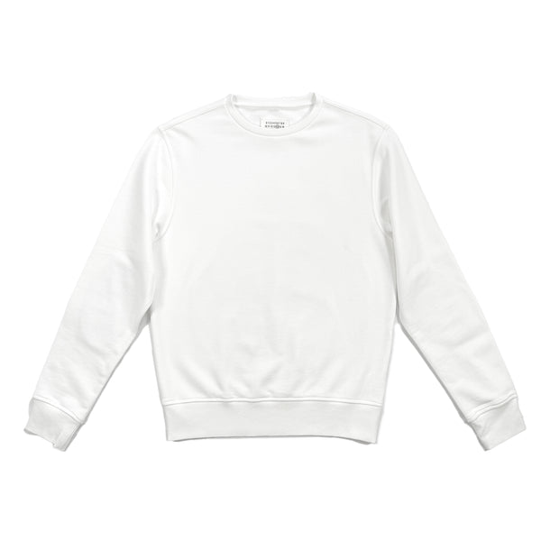 Elbow Patch Sweatshirt - White