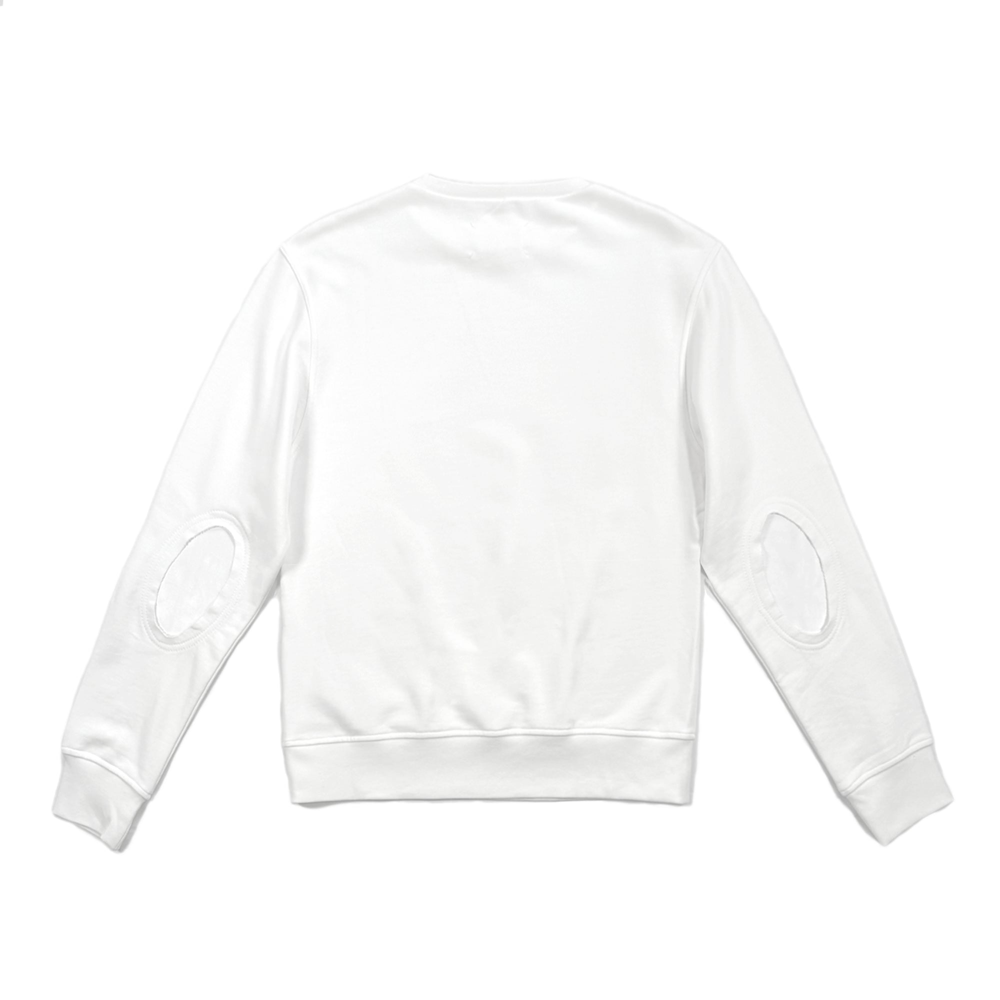 Elbow Patch Sweatshirt - White