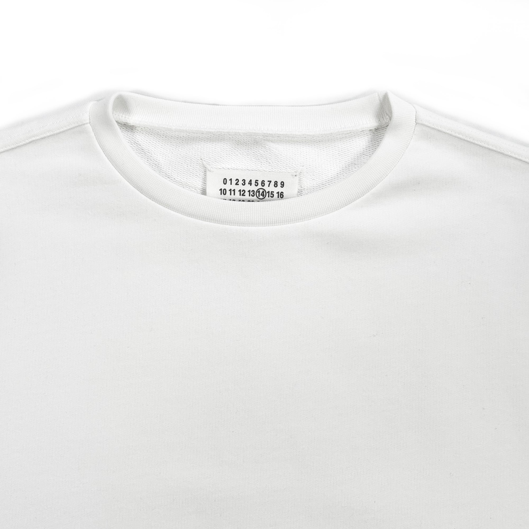 Elbow Patch Sweatshirt - White