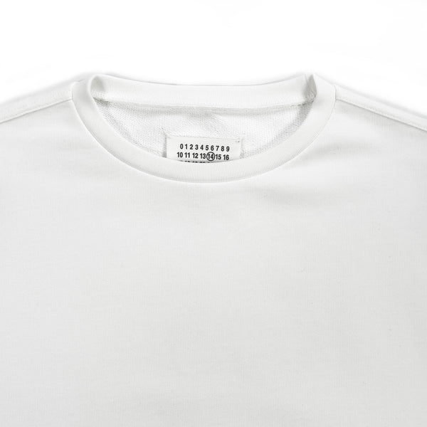 Elbow Patch Sweatshirt - White