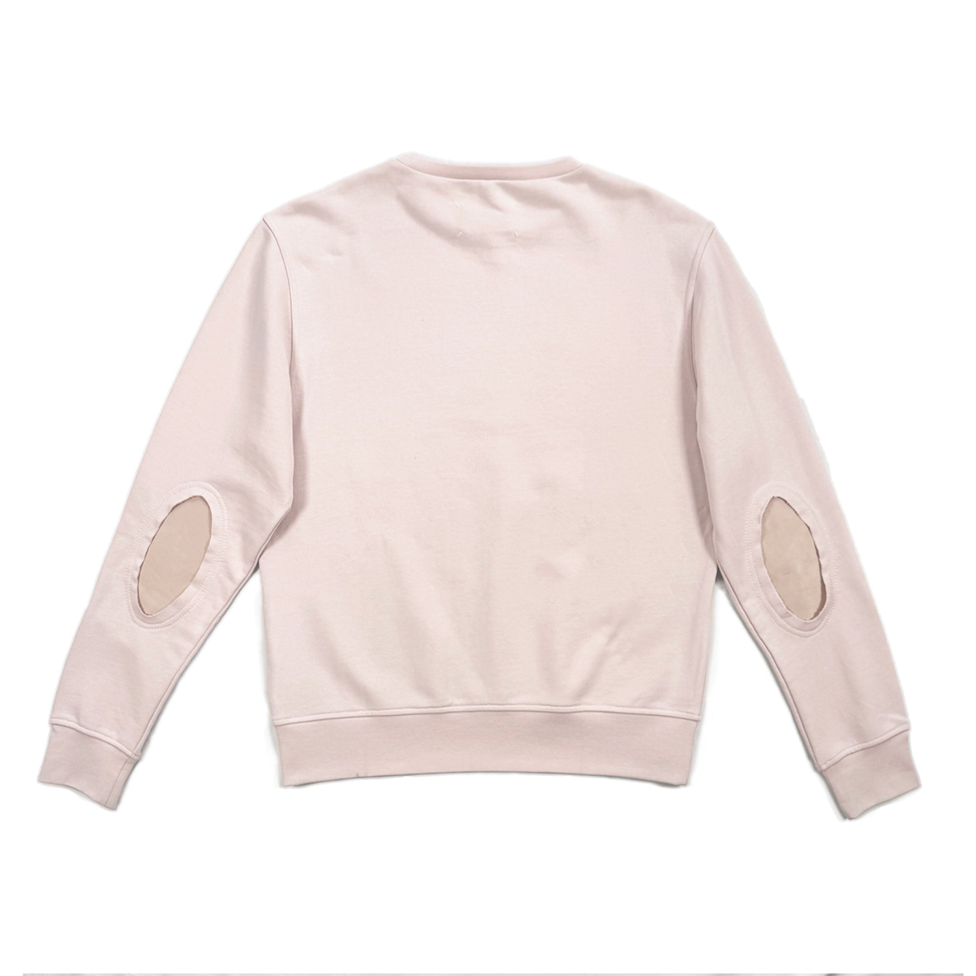 Elbow Patch Sweatshirt - Peony Pink