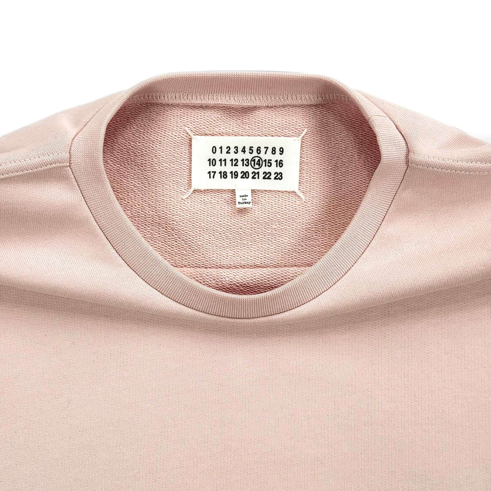 Elbow Patch Sweatshirt - Peony Pink