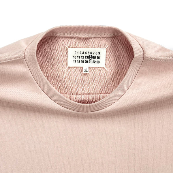Elbow Patch Sweatshirt - Peony Pink