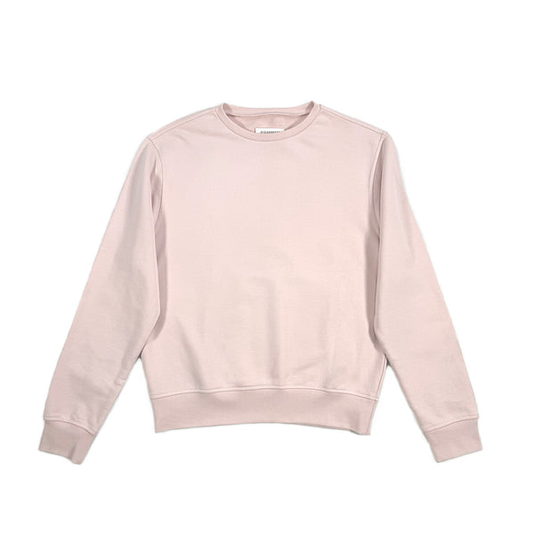 Elbow Patch Sweatshirt - Peony Pink