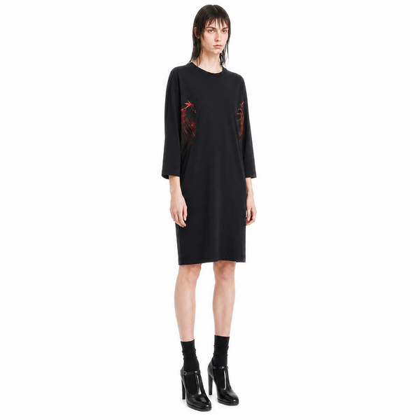 Dolman Sleeve Jersey Dress