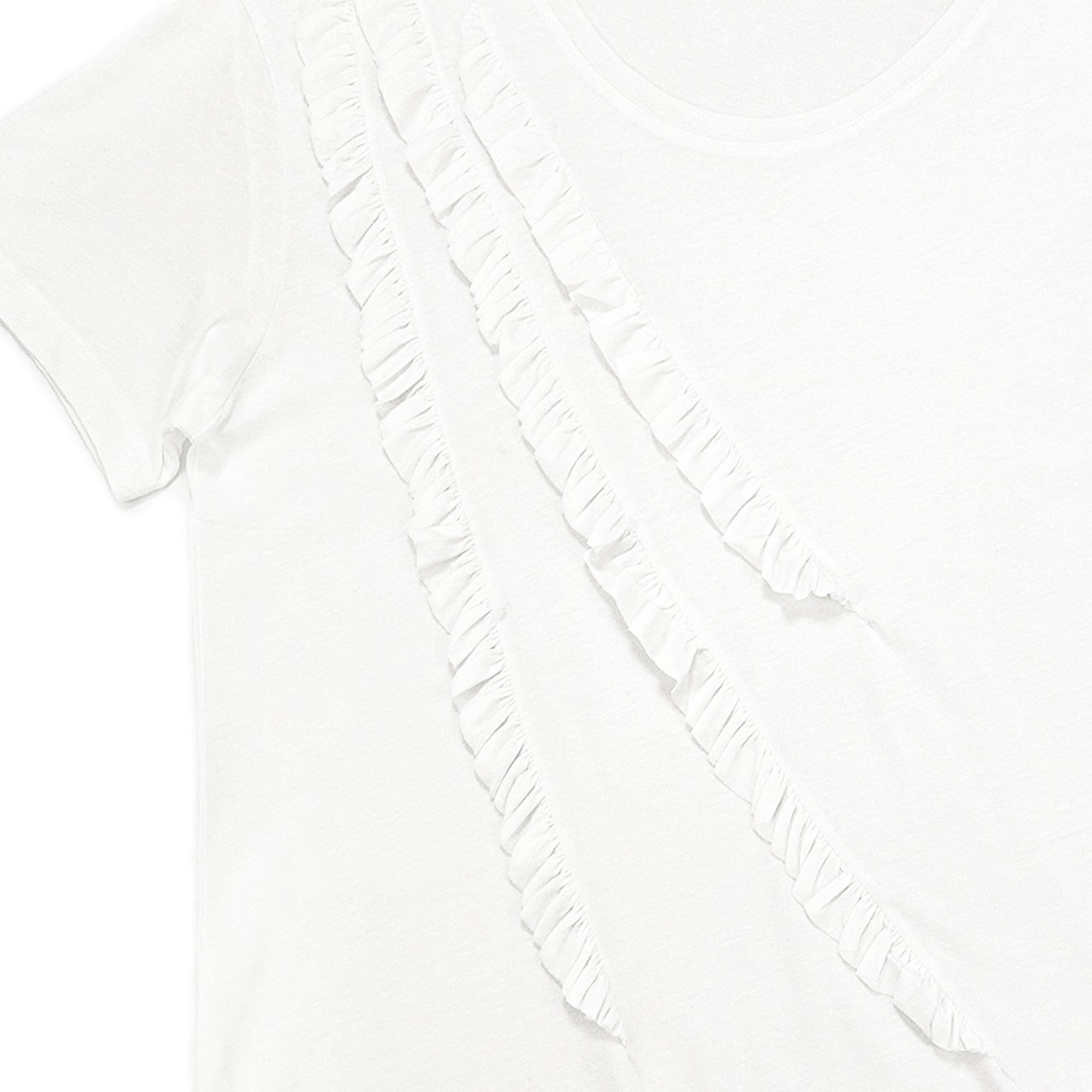 Diagonal Frill T-shirt