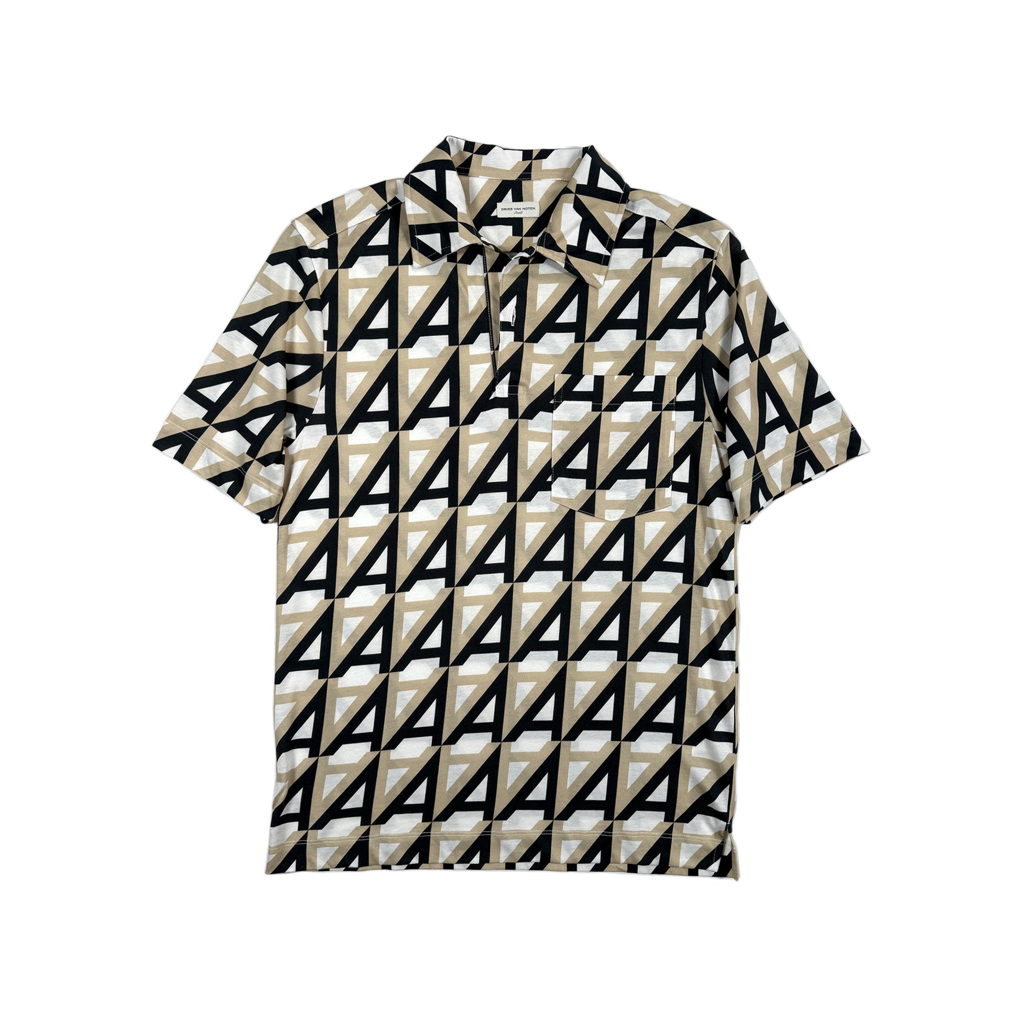 Helder Polo – Geometric Print