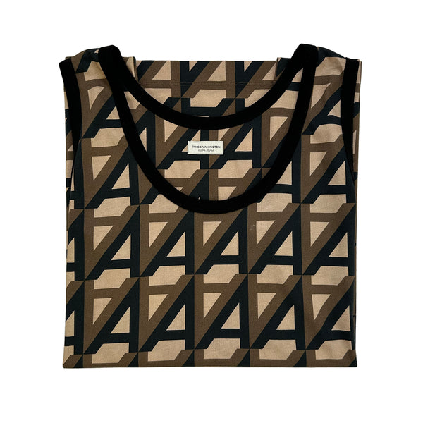 Helio Singlet – Geometric Print
