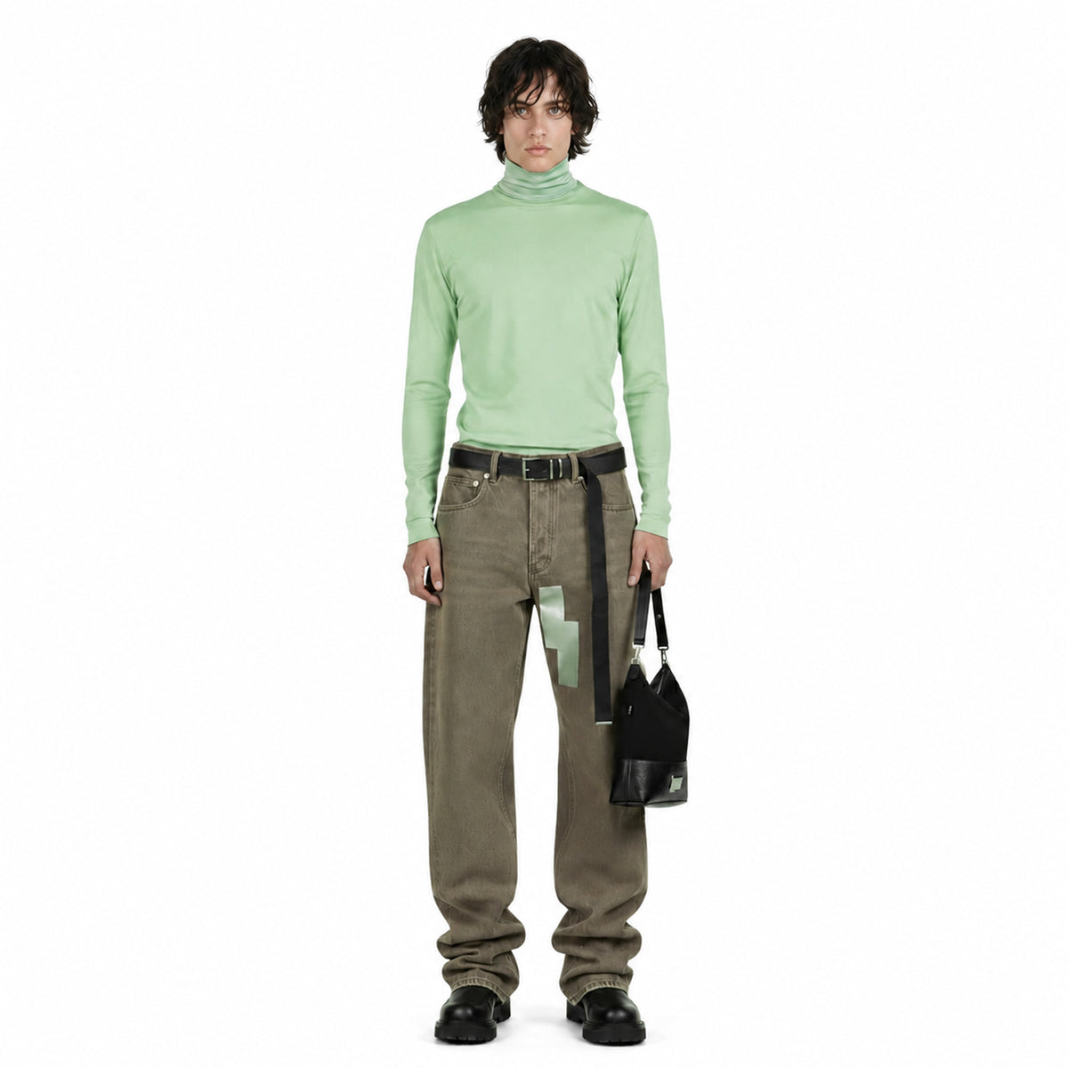 Heyze Stretch Turtleneck – Mint