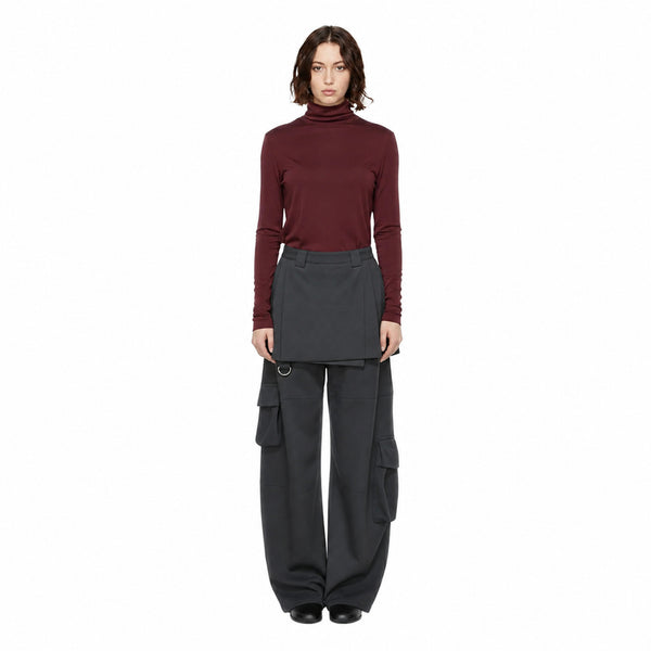 Heyze Stretch Turtleneck – Aubergine