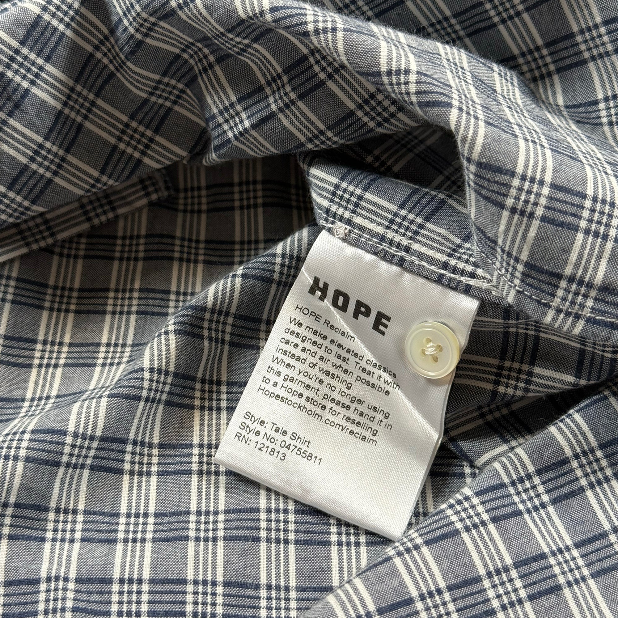 Tale Shirt – Navy Check