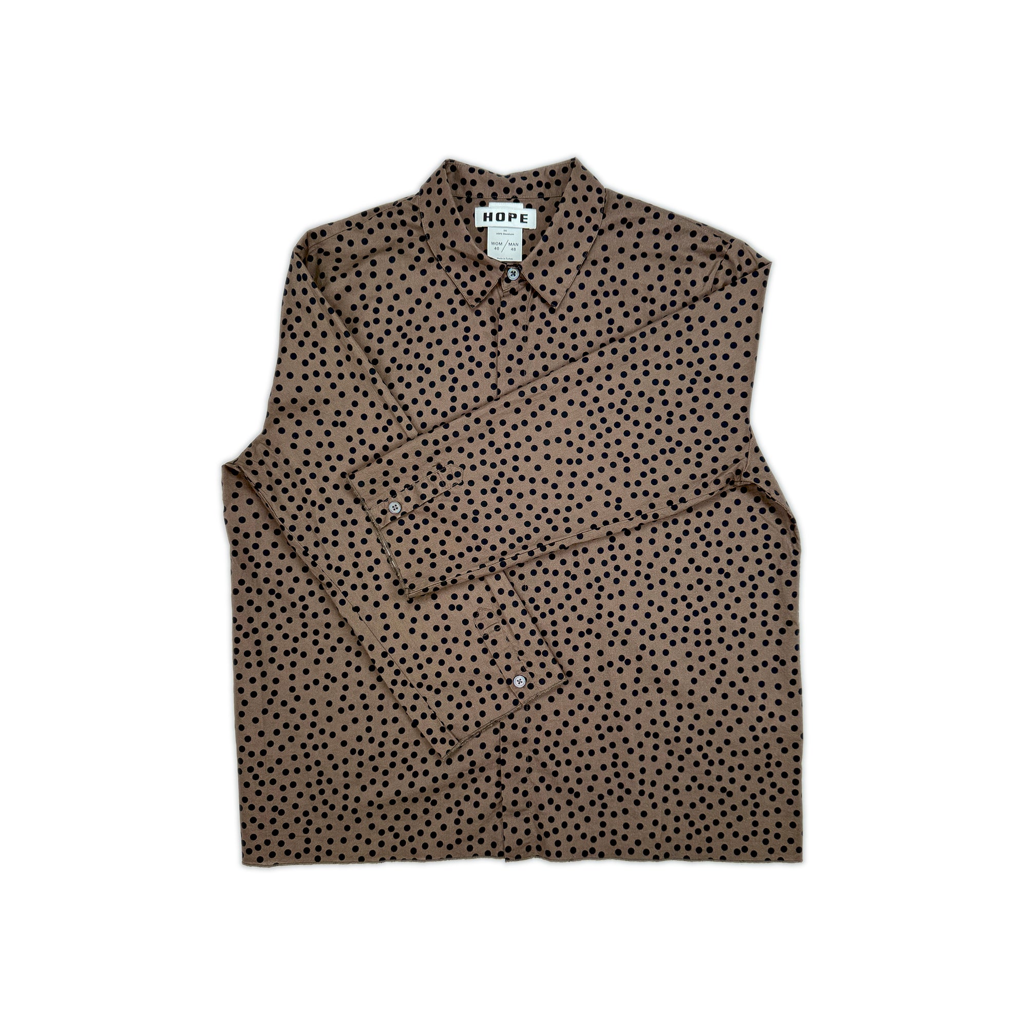 Vida Shirt – Khaki Dot