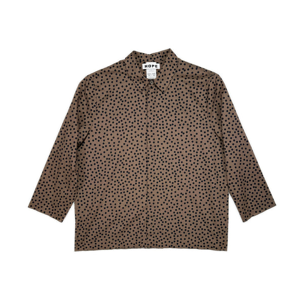 Vida Shirt – Khaki Dot