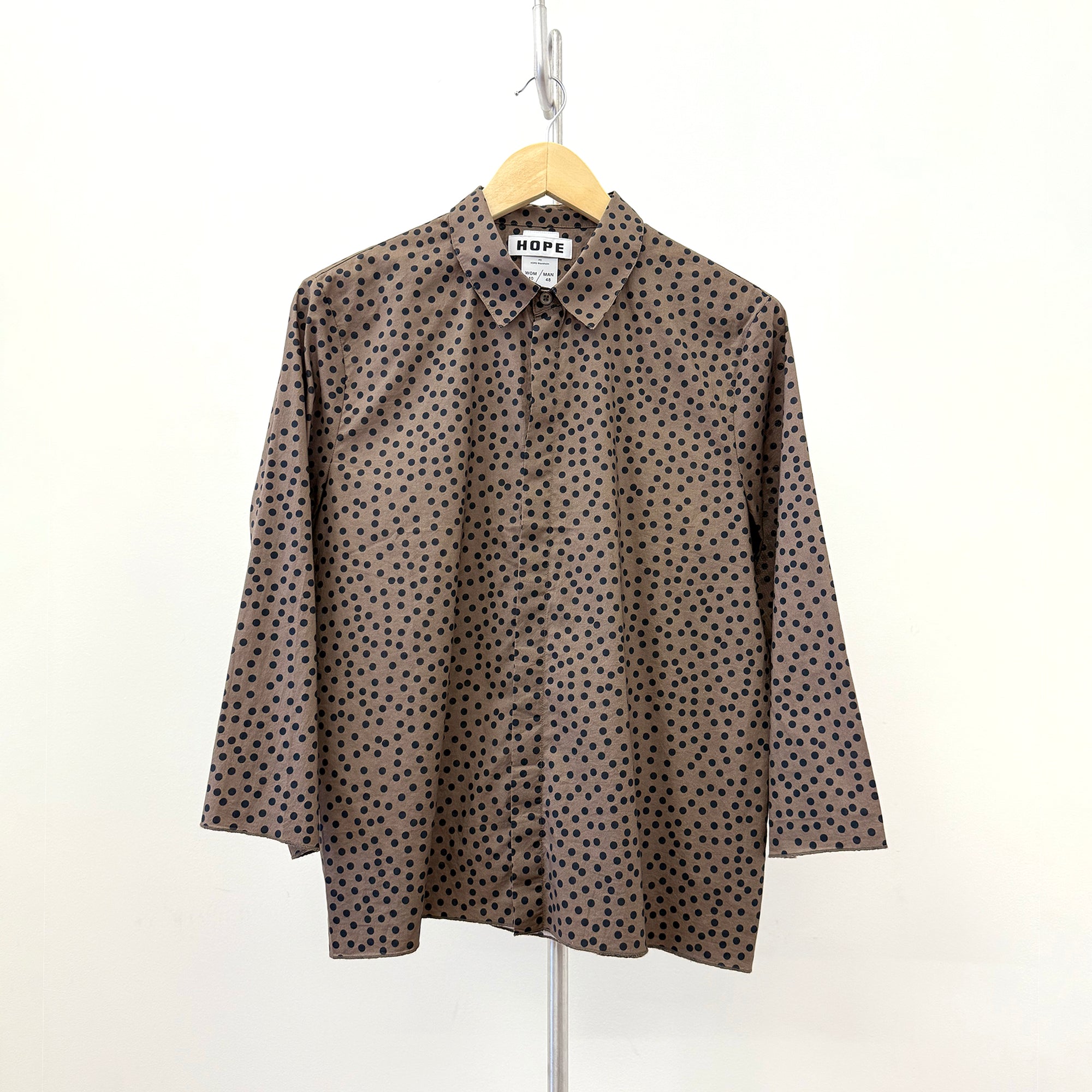 Vida Shirt – Khaki Dot