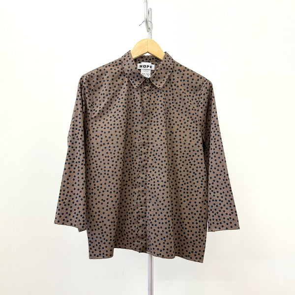 Vida Shirt – Khaki Dot