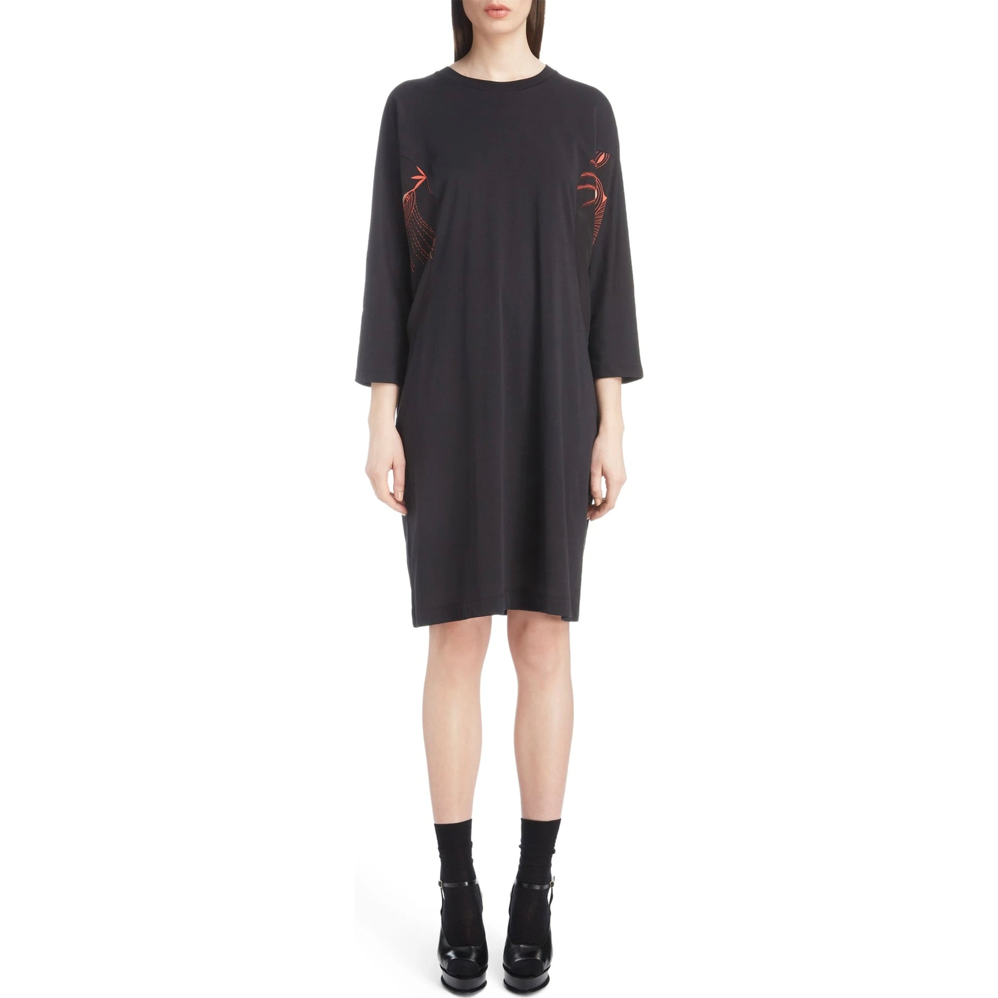 Dolman Sleeve Jersey Dress