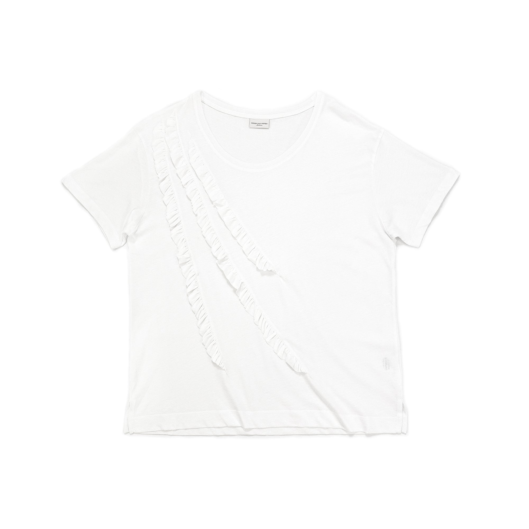 Diagonal Frill T-shirt