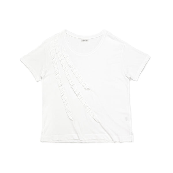 Diagonal Frill T-shirt