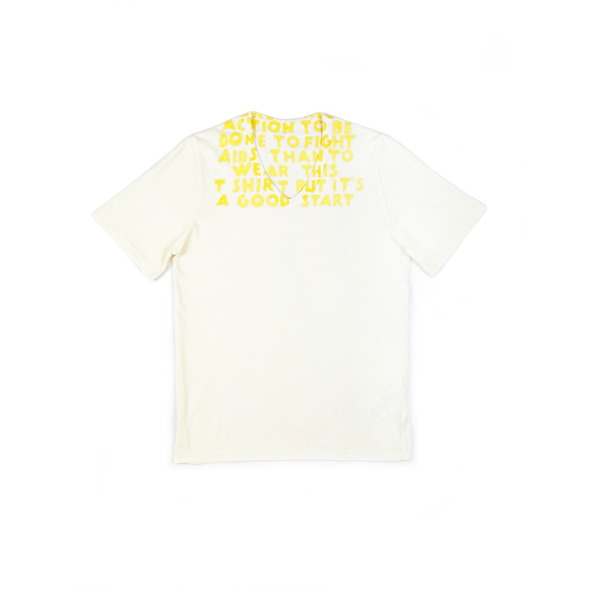 Aids Charity T-shirt Yellow