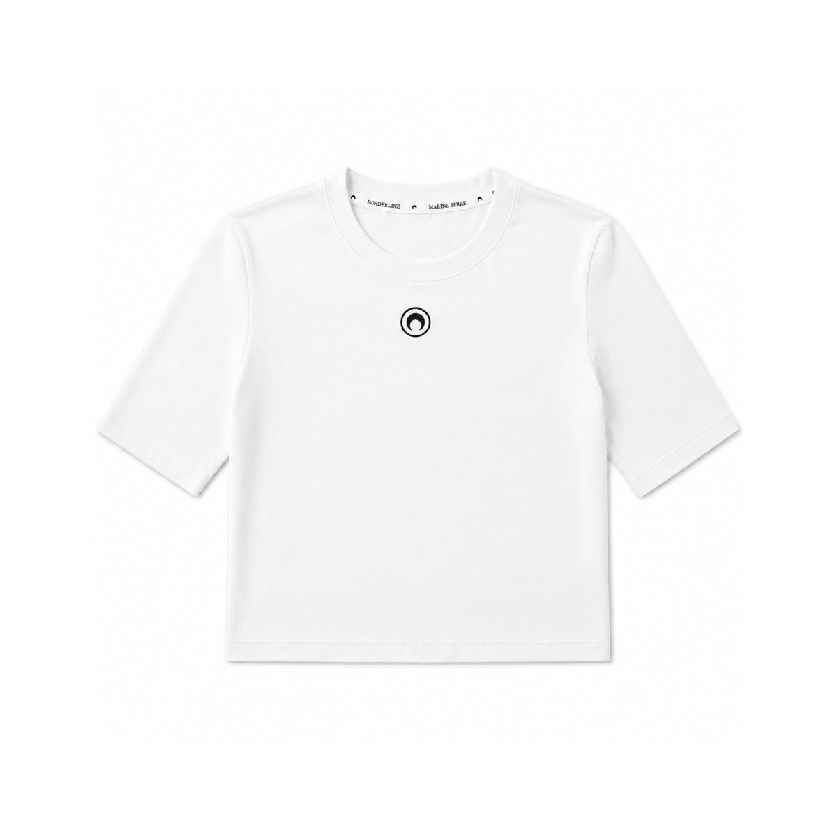 Moon Logo 3/4 Sleeve T-shirt - White