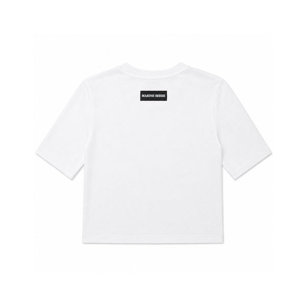 Moon Logo 3/4 Sleeve T-shirt - White