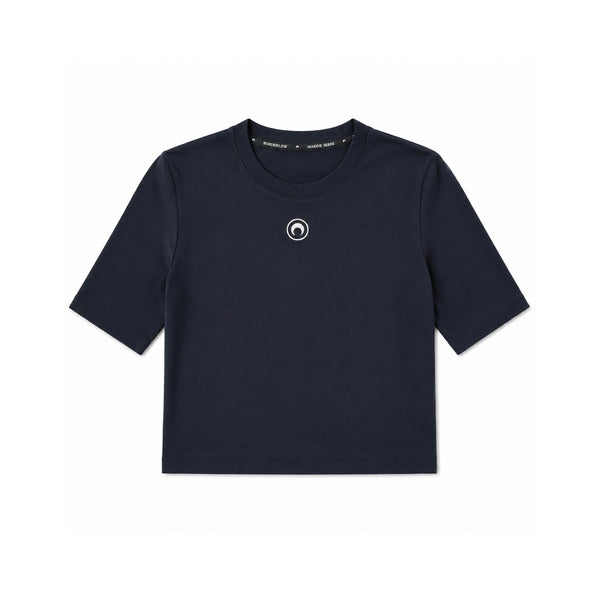 Moon Logo 3/4 Sleeve T-shirt - Black