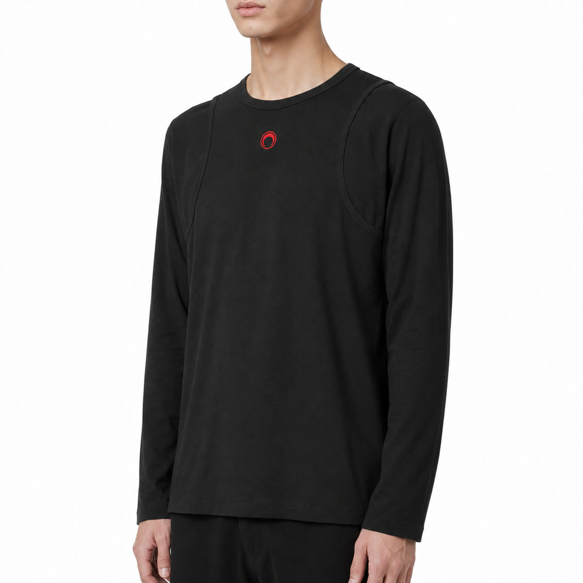 Moon Logo Contrast Jersey Long Sleeve