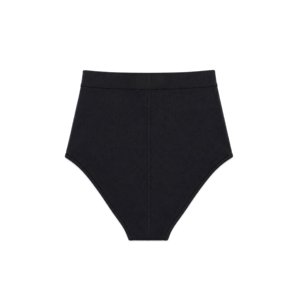 Moon Logo Organic Cotton 2x2 Brief - Black