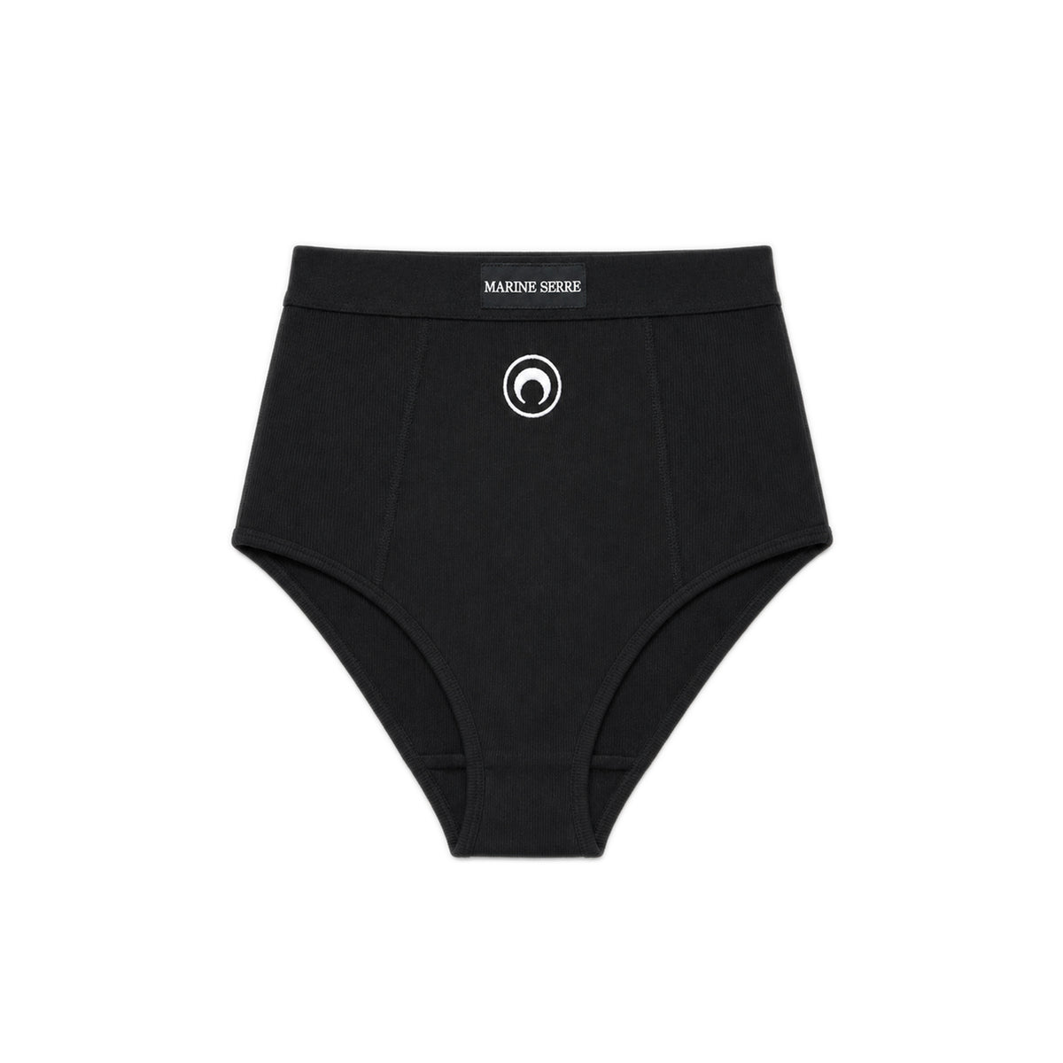 Moon Logo Organic Cotton 2x2 Brief - Black