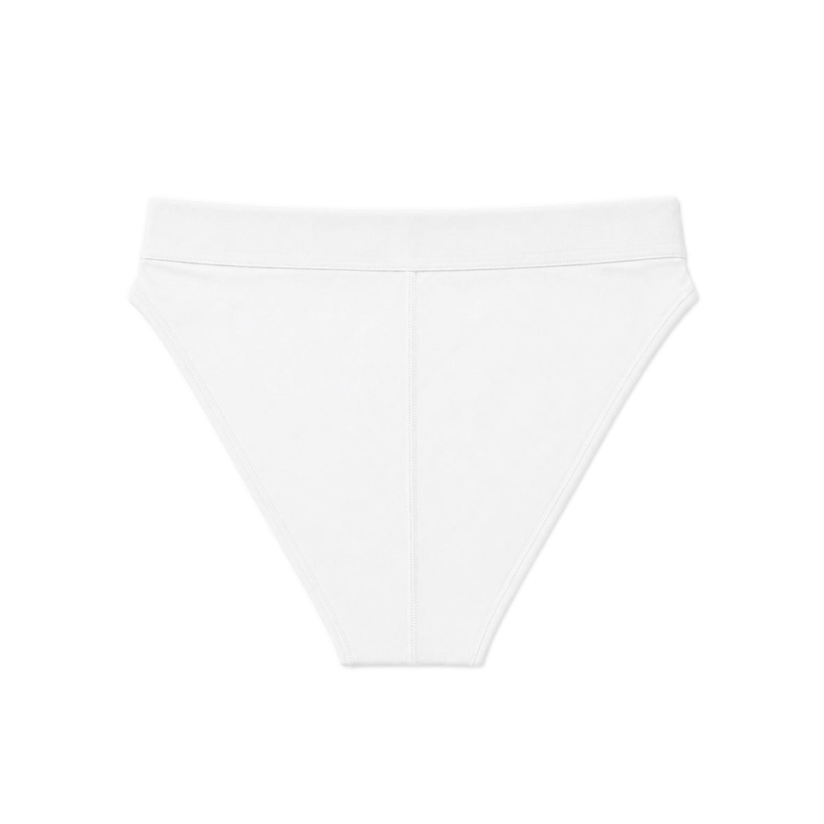 Moon Logo High Waisted Brief -White