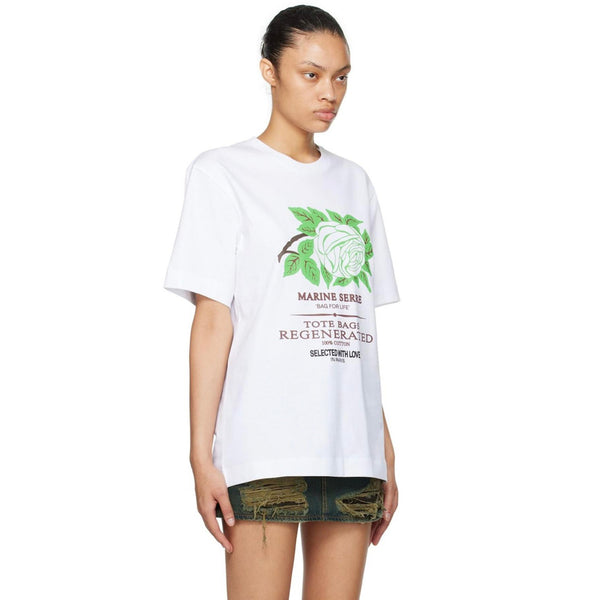 Graphic Organic Cotton T-shirt - White