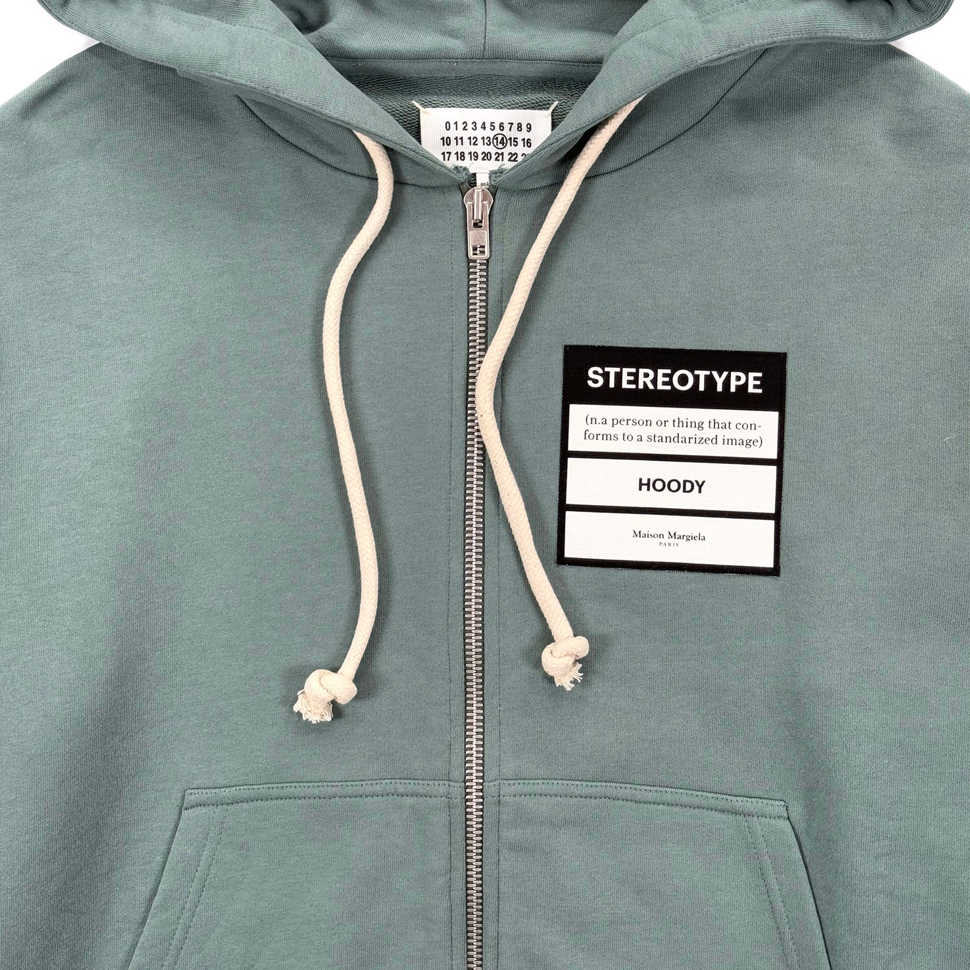 Stereotype Zip Hoodie – Sage