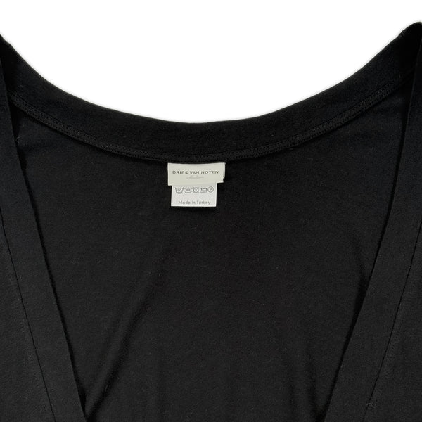 Deep Scoop T-shirt – Black