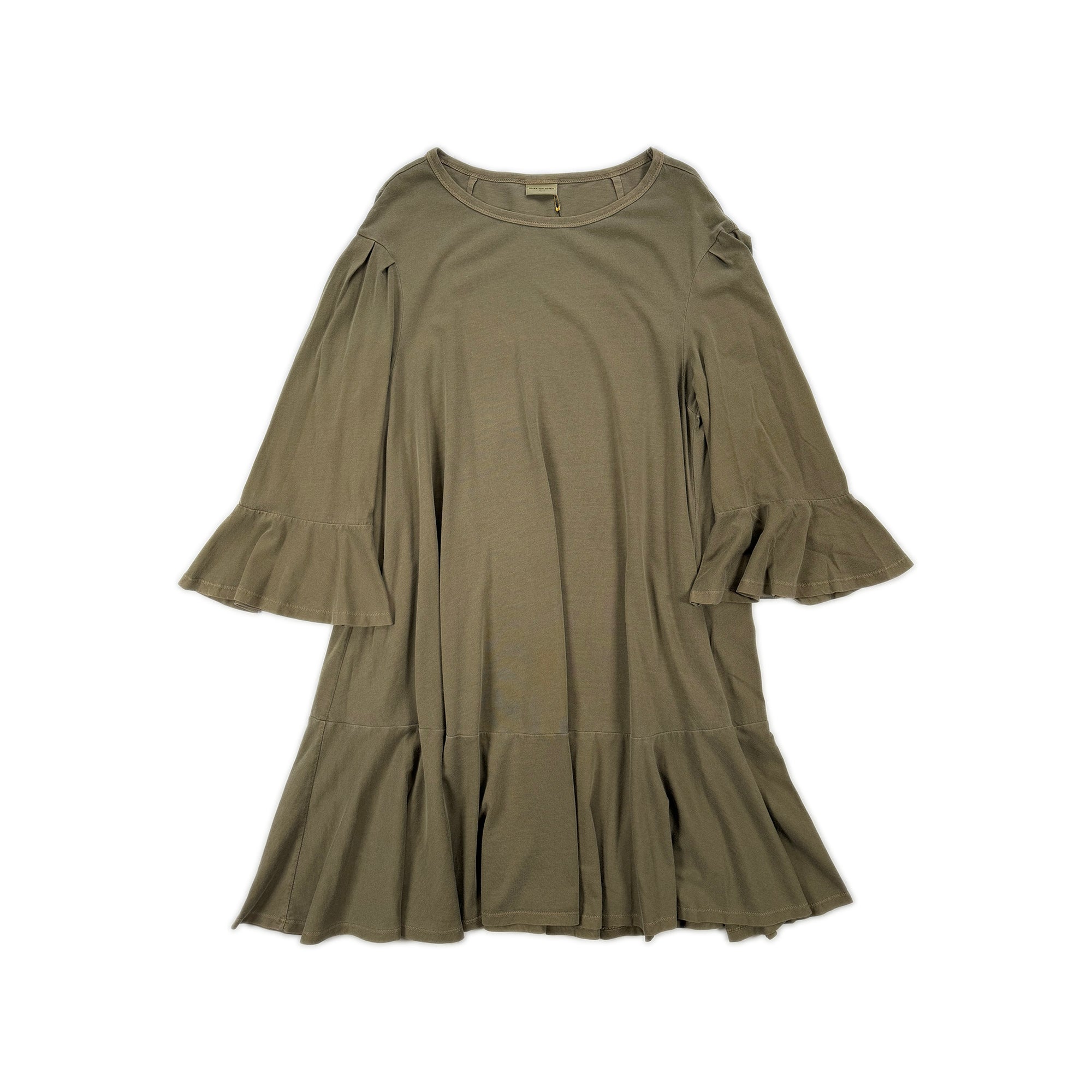 Olive Flare Dress