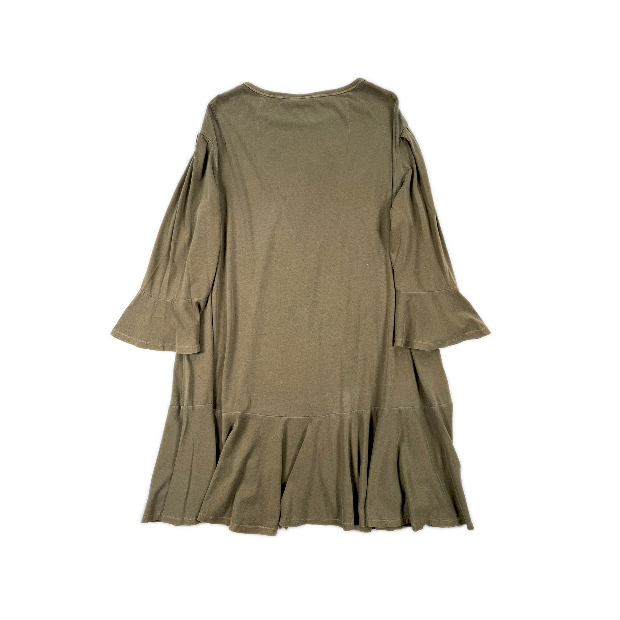 Olive Flare Dress