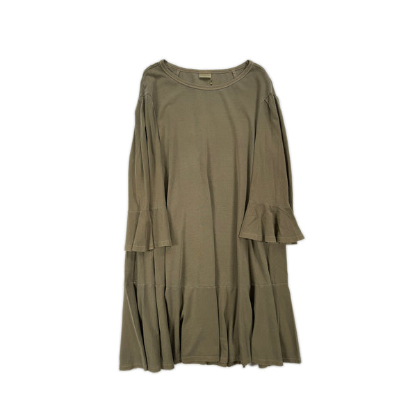 Olive Flare Dress
