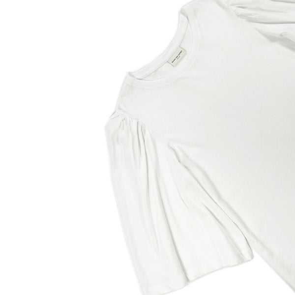 Puff Sleeve T-shirt – White