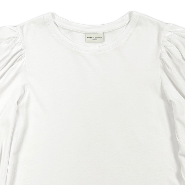 Puff Sleeve T-shirt – White
