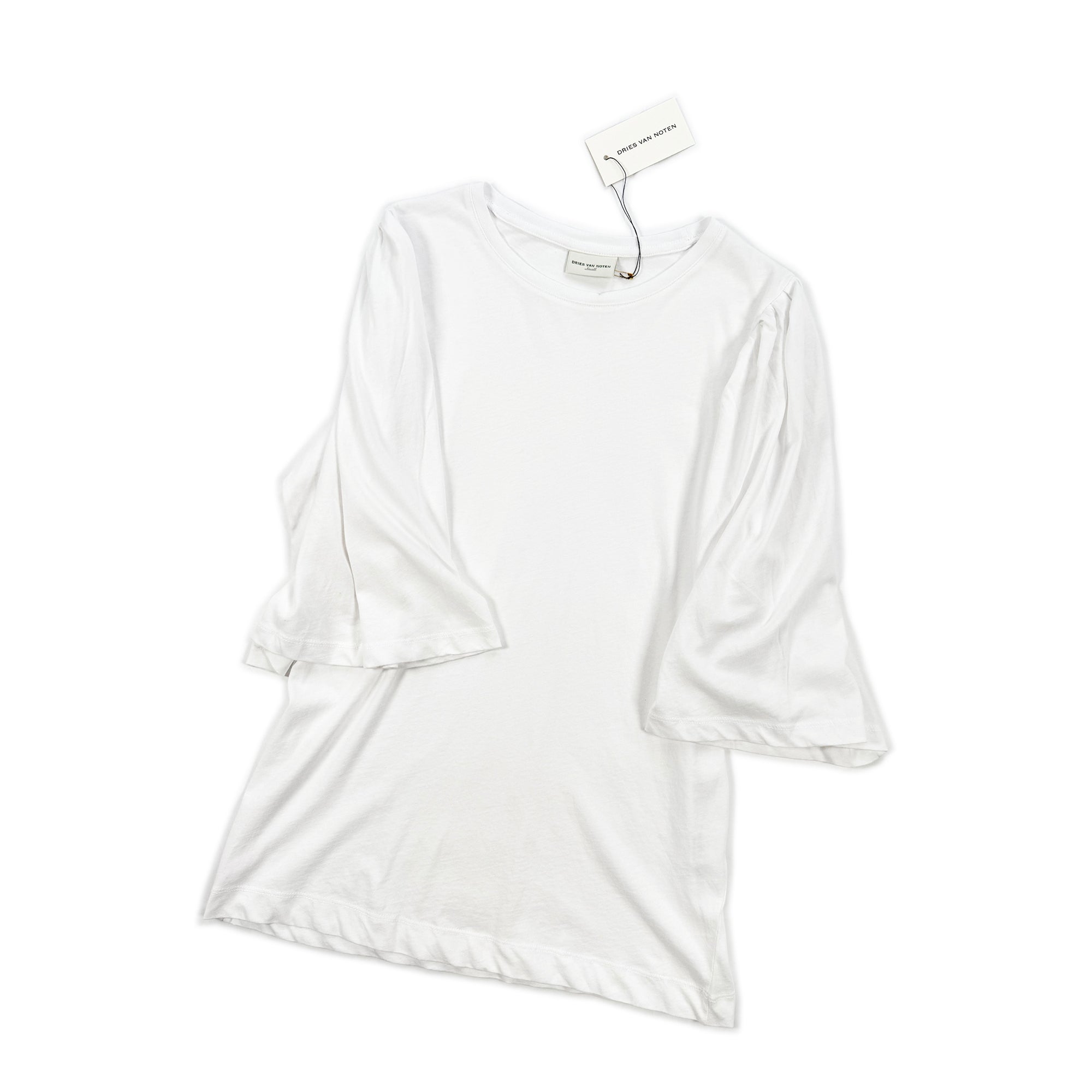 Puff Sleeve T-shirt – White