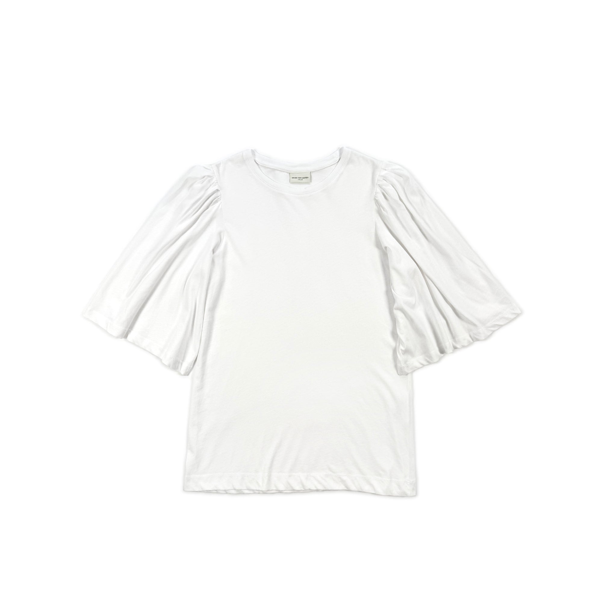 Puff Sleeve T-shirt – White