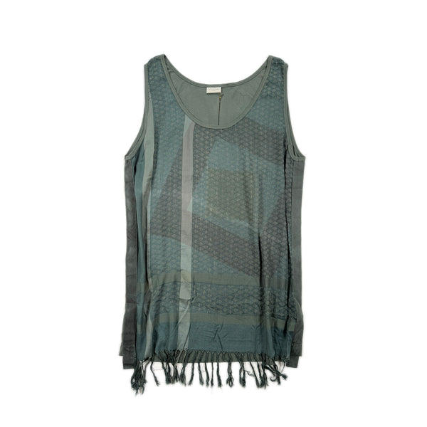 Silk Blend Tassel Dress