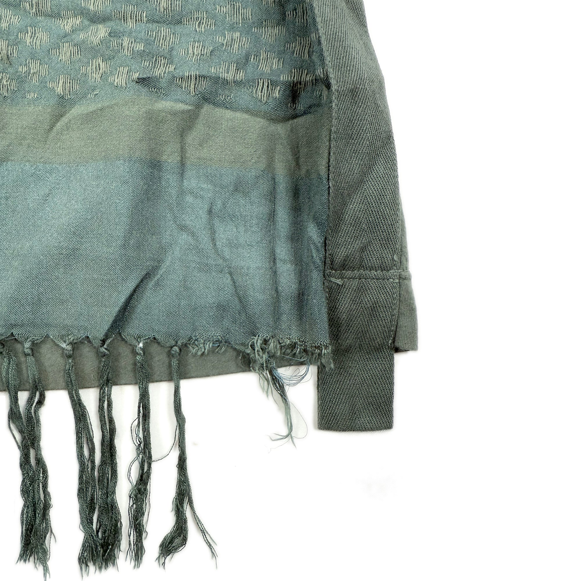 Silk Blend Tassel Dress