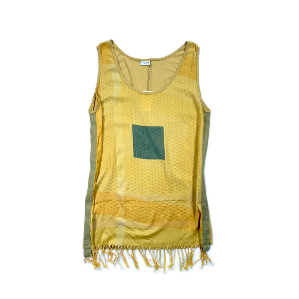 Silk Blend Tassel Dress