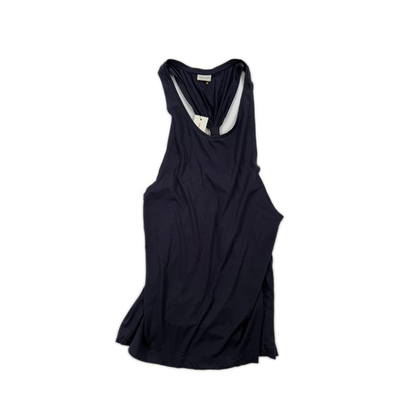 Knotted Back Singlet Dress – Navy