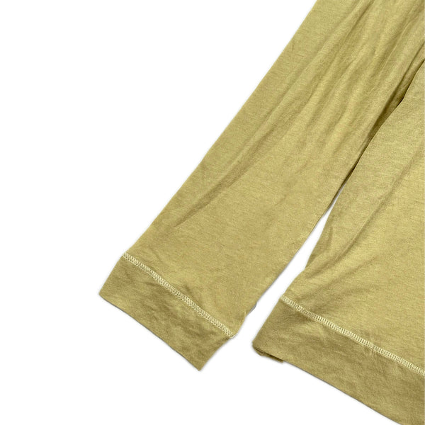 Ultra-fine Organic Cotton Long Sleeve – Washed Citron