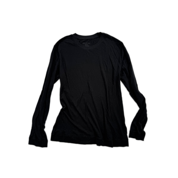 Ultra-fine Organic Cotton Long Sleeve – Black